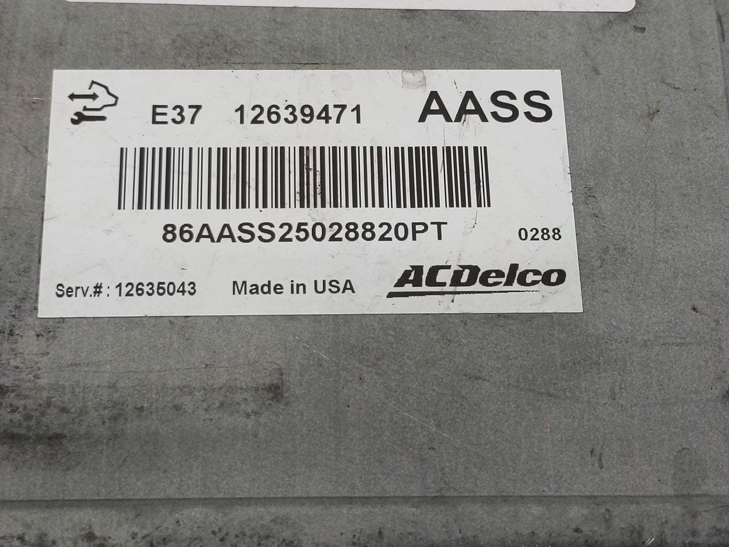 2010-2014 Chevrolet Express 1500 PCM Engine Control Computer ECU ECM PCU OEM P/N:12639471 Fits Fits 2010 2011 2012 2013 2014