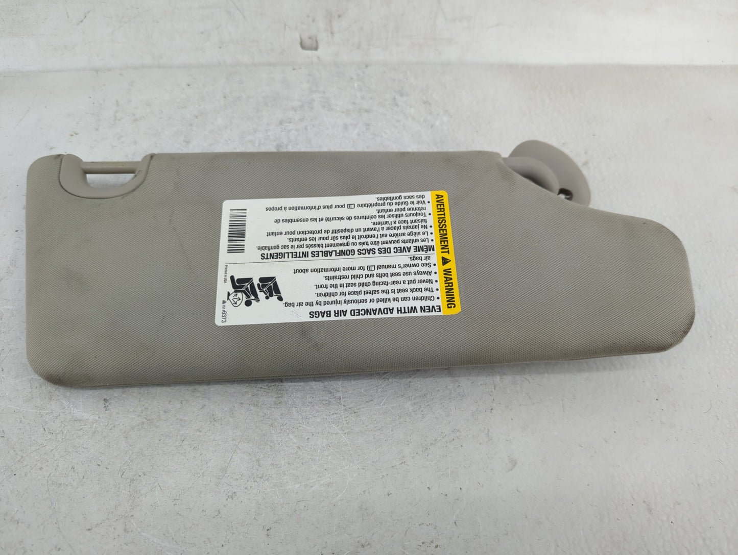 2006-2011 Chevrolet Hhr Sun Visor Shade Replacement Driver Left Mirror Fits Fits 2006 2007 2008 2009 2010 2011 OEM Used Auto