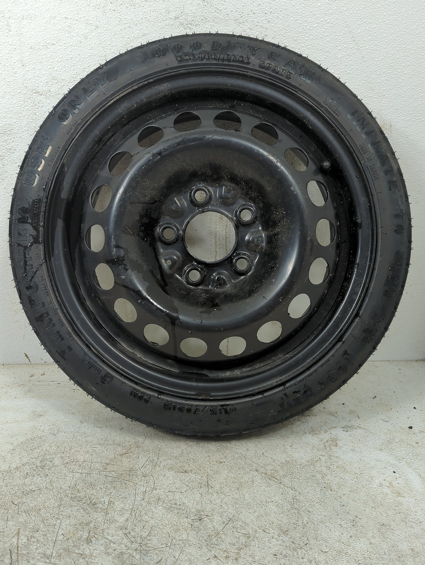 2011 Chevrolet Hhr Spare Donut Tire Wheel Rim Oem 1385128 - Oemusedautoparts1.com