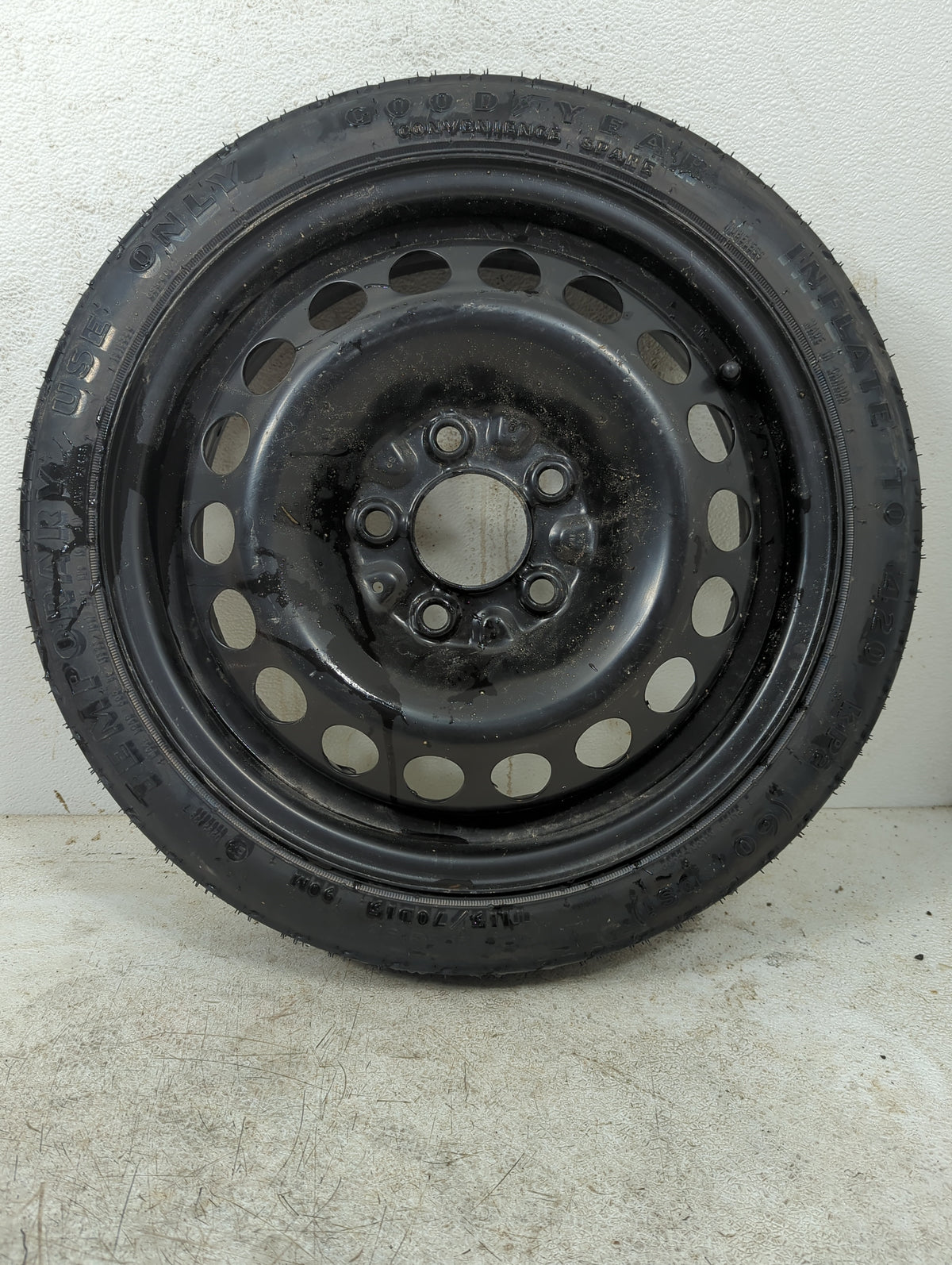 2011 Chevrolet Hhr Spare Donut Tire Wheel Rim Oem 1385128 - Oemusedautoparts1.com