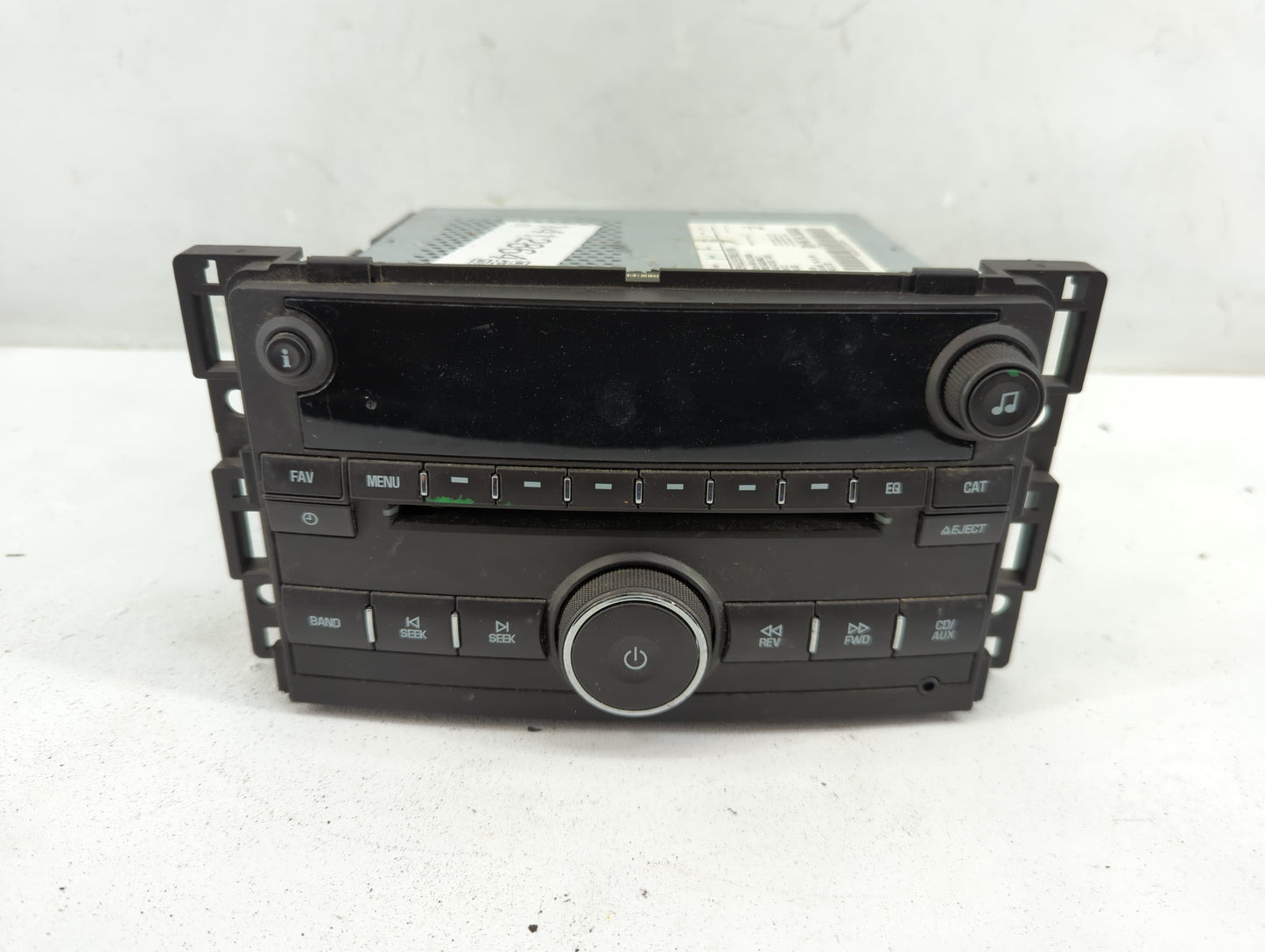 2009-2011 Chevrolet Hhr Radio AM FM Cd Player Receiver Replacement P/N:25833530 Fits Fits 2009 2010 2011 OEM Used Auto Parts