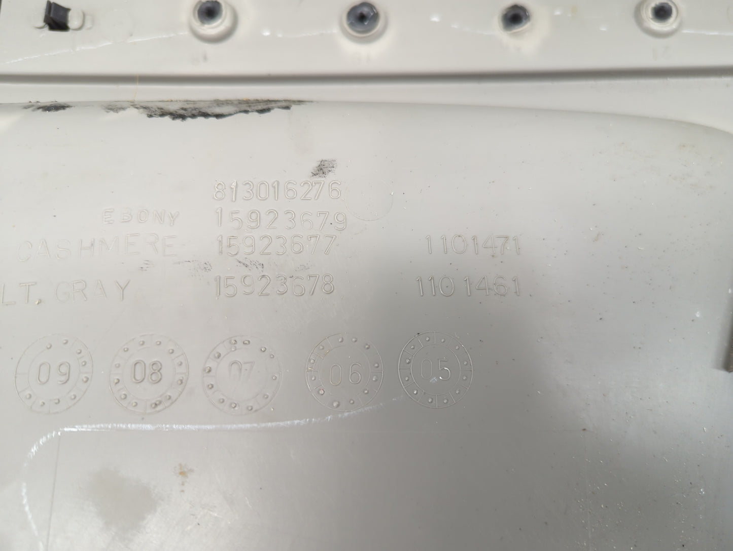 2011 Chevrolet Hhr Rear Left Driver Interior Door Panel Trim 1413976 - Oemusedautoparts1.com