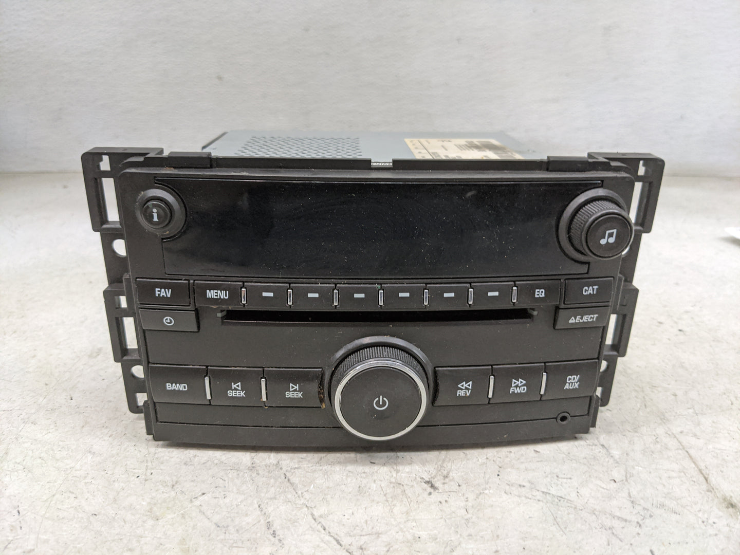 2009-2011 Chevrolet Hhr Radio AM FM Cd Player Receiver Replacement P/N:20919523 28246988 Fits Fits 2009 2010 2011 OEM Used A