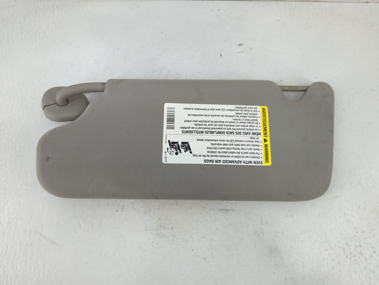 2006-2016 Chevrolet Impala Sun Visor Shade Replacement Passenger Right Mirror Fits OEM Used Auto Parts - Oemusedautoparts1.c