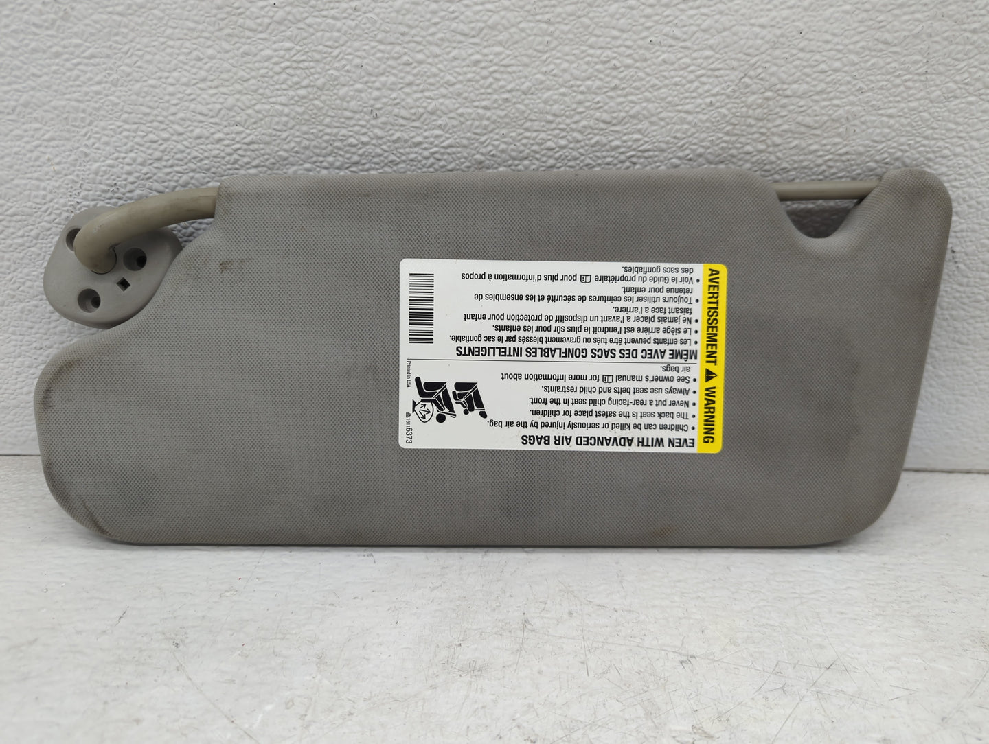 2006-2016 Chevrolet Impala Sun Visor Shade Replacement Passenger Right Mirror Fits OEM Used Auto Parts - Oemusedautoparts1.c