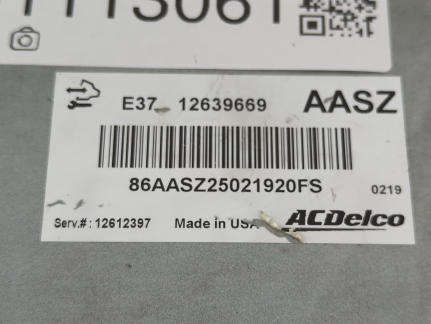 2010-2011 Chevrolet Impala PCM Engine Control Computer ECU ECM PCU OEM P/N:12639669 Fits Fits 2007 2008 2009 2010 2011 2012 