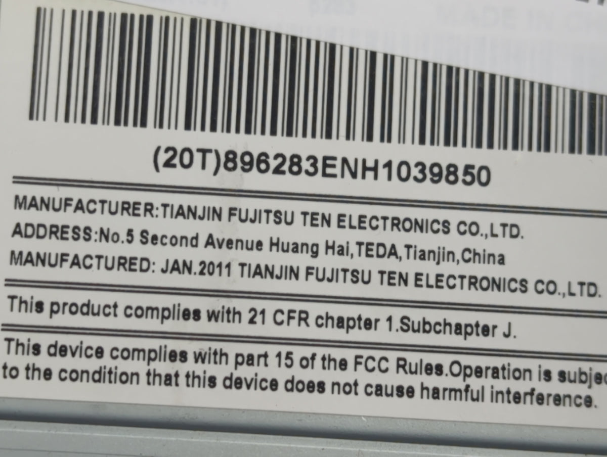 2009-2016 Chevrolet Impala Radio AM FM Cd Player Receiver Replacement Fits 2009 2010 2011 2012 2013 2014 2015 2016 OEM Used 