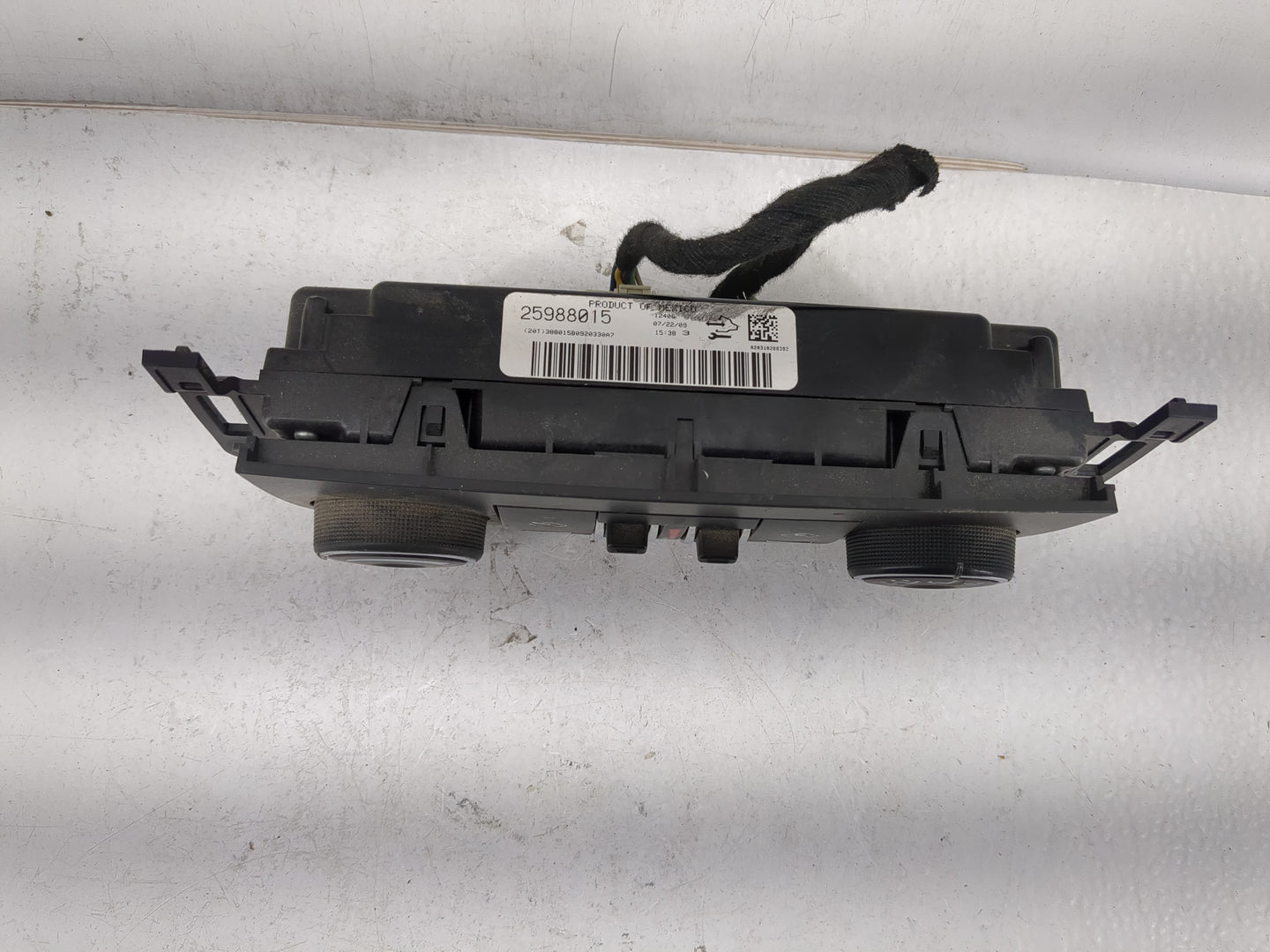 2006-2011 Chevrolet Impala Climate Control Module Temperature AC/Heater Replacement P/N:25988015 Fits OEM Used Auto Parts - 