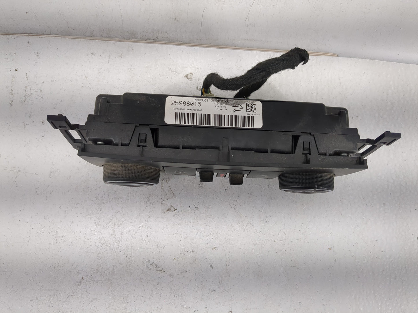 2006-2011 Chevrolet Impala Climate Control Module Temperature AC/Heater Replacement P/N:25988015 Fits OEM Used Auto Parts - 
