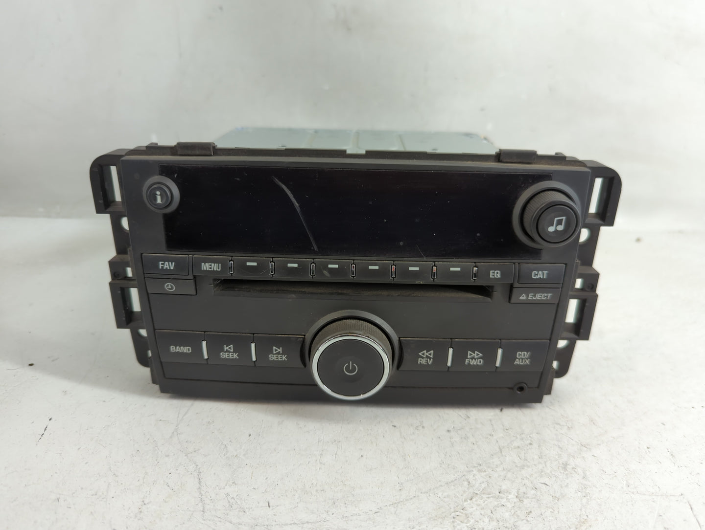 2011-2012 Chevrolet Impala Radio AM FM Cd Player Receiver Replacement P/N:123000-29700101 Fits Fits 2011 2012 OEM Used Auto 