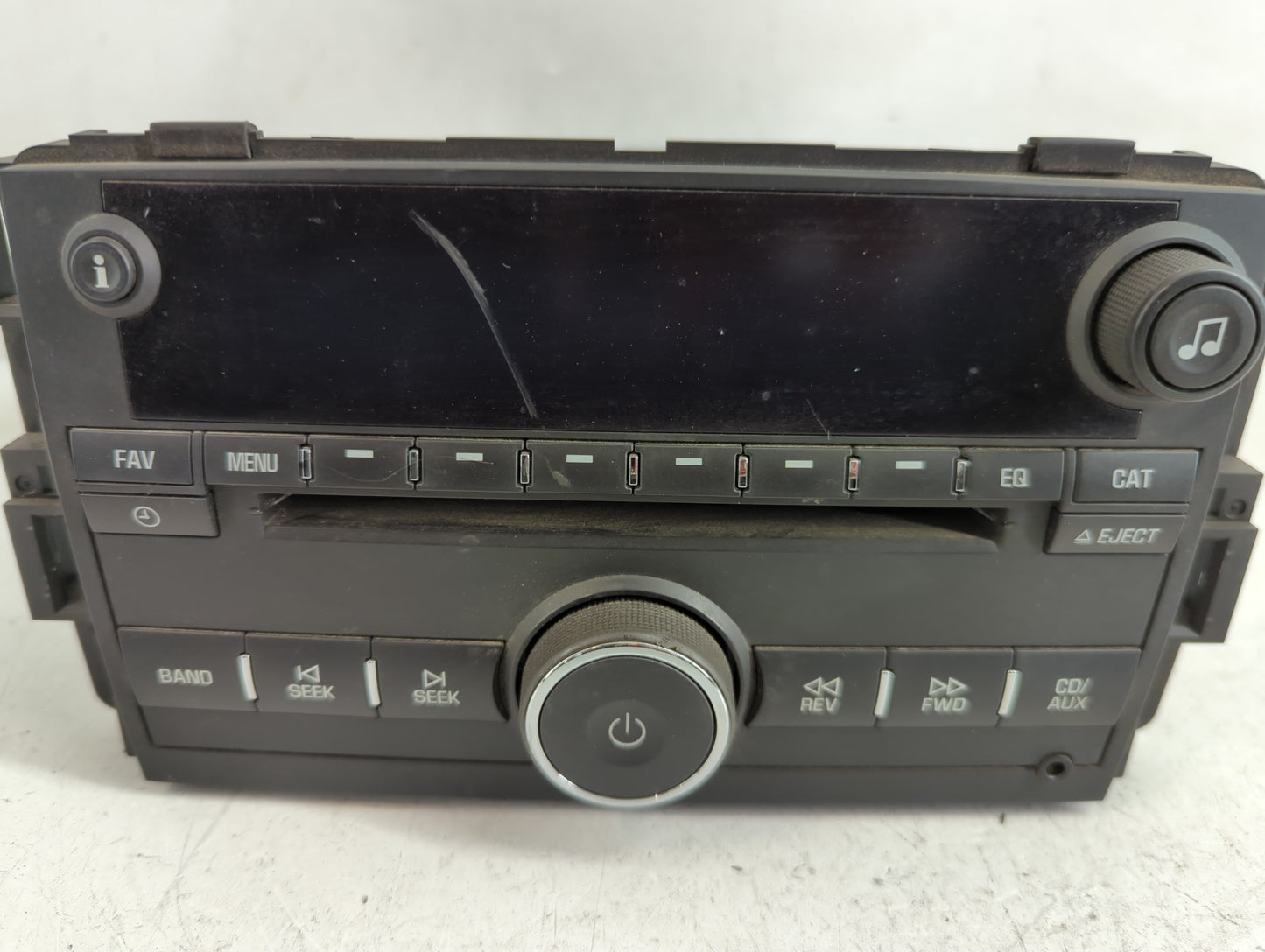 2011-2012 Chevrolet Impala Radio AM FM Cd Player Receiver Replacement P/N:123000-29700101 Fits Fits 2011 2012 OEM Used Auto 