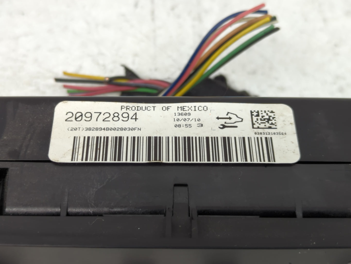 2006-2011 Chevrolet Impala Climate Control Module Temperature AC/Heater Replacement P/N:20972894 Fits OEM Used Auto Parts - 