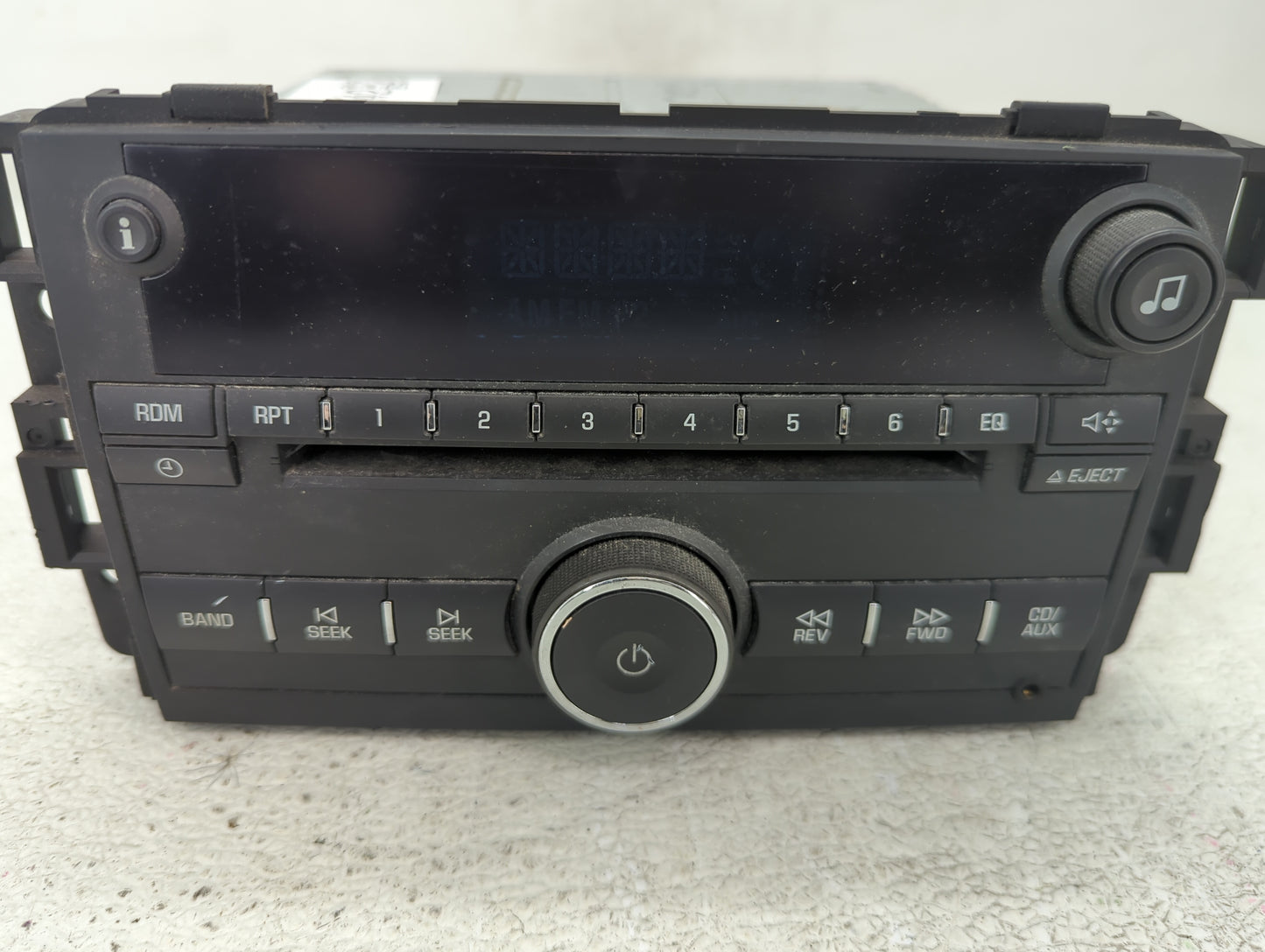 2009-2016 Chevrolet Impala Radio AM FM Cd Player Receiver Replacement P/N:20756283 Fits OEM Used Auto Parts - Oemusedautopar