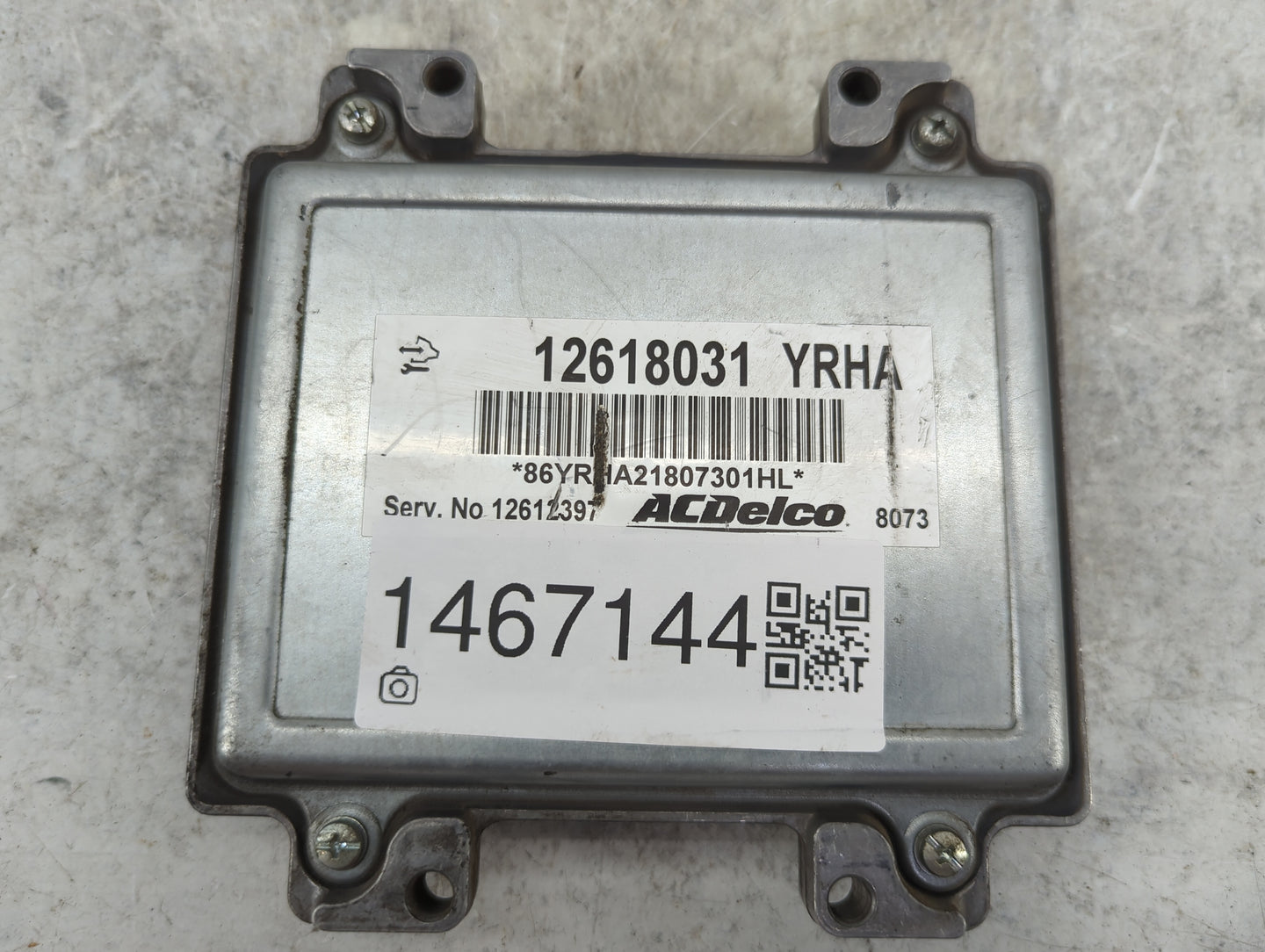 2010-2011 Chevrolet Impala PCM Engine Control Computer ECU ECM PCU OEM P/N:12618031 12612397 Fits OEM Used Auto Parts - Oemu