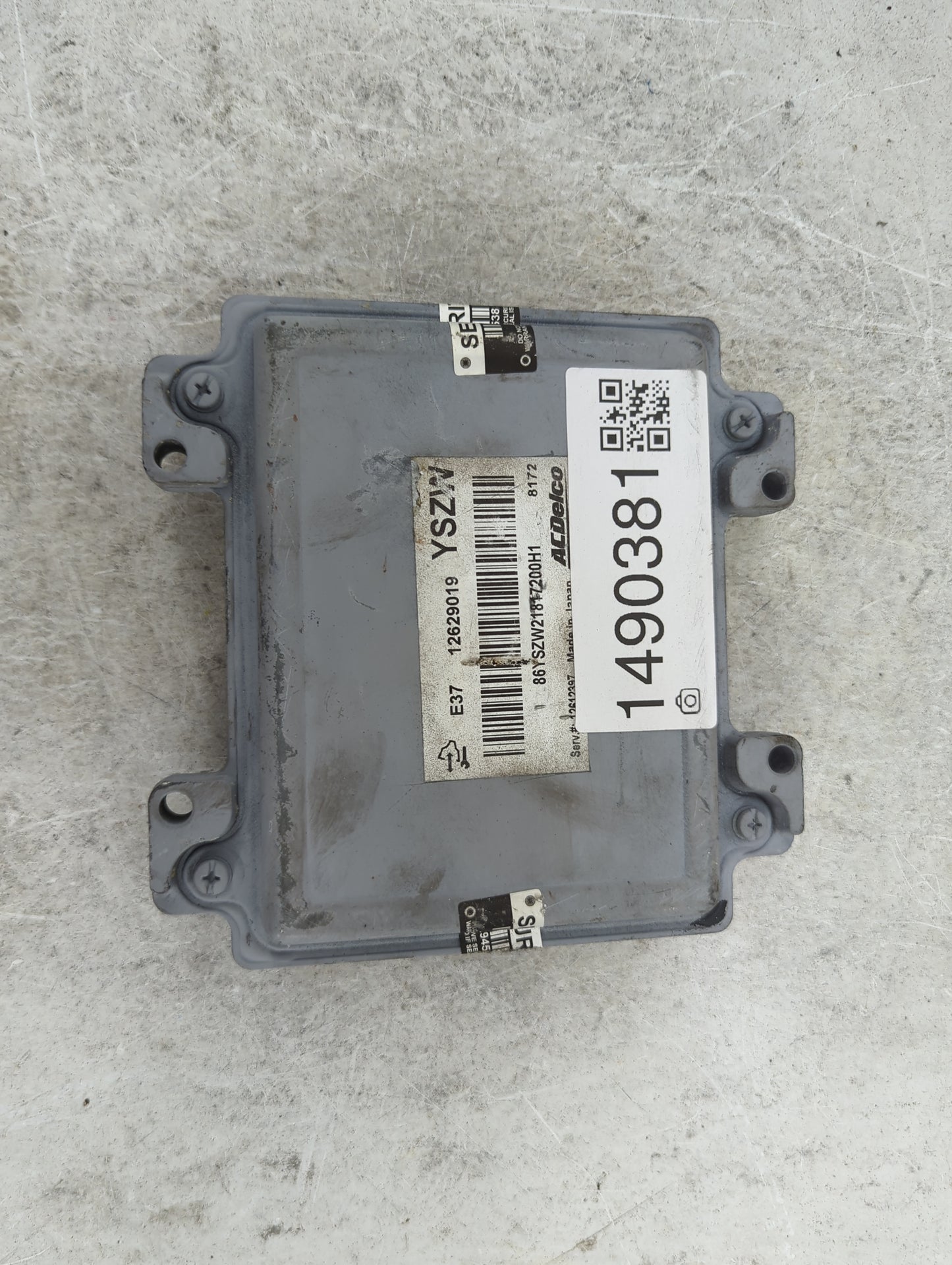 2010-2011 Chevrolet Impala PCM Engine Control Computer ECU ECM PCU OEM P/N:12629019 86YSZW218T7200H1 Fits OEM Used Auto Part