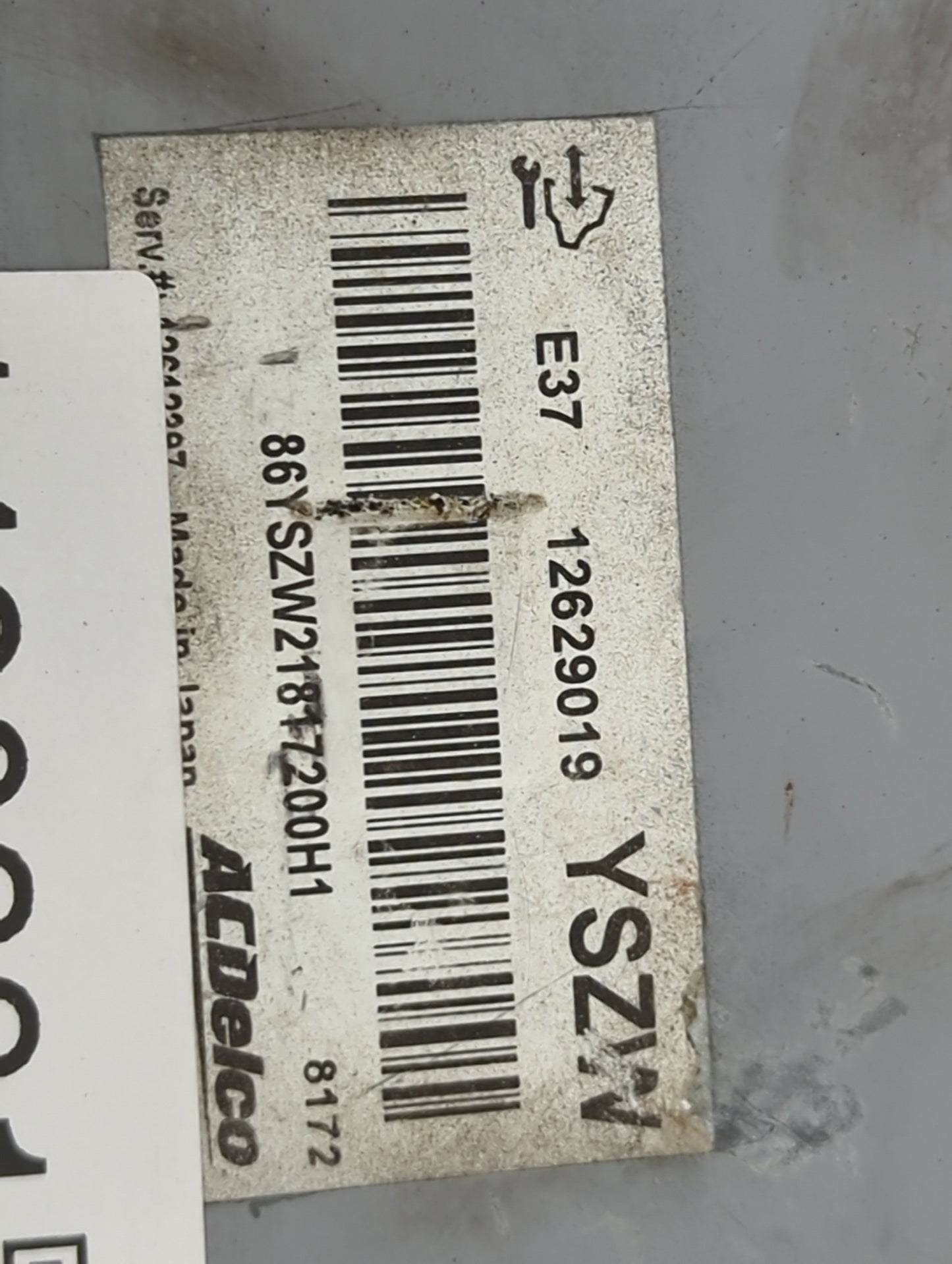2010-2011 Chevrolet Impala PCM Engine Control Computer ECU ECM PCU OEM P/N:12629019 86YSZW218T7200H1 Fits OEM Used Auto Part