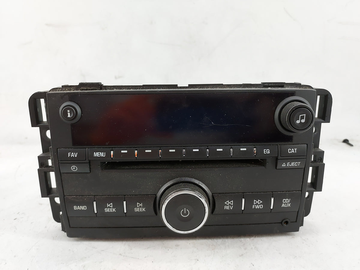 2011-2012 Chevrolet Impala Radio AM FM Cd Player Receiver Replacement P/N:20955156 123000-29700101 Fits Fits 2011 2012 OEM U