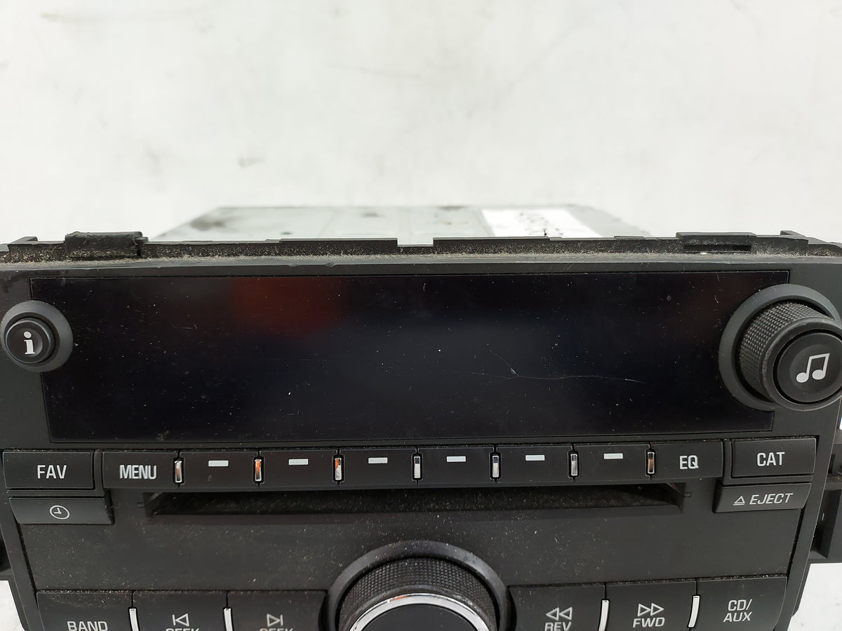 2011-2012 Chevrolet Impala Radio AM FM Cd Player Receiver Replacement P/N:20955156 123000-29700101 Fits Fits 2011 2012 OEM U