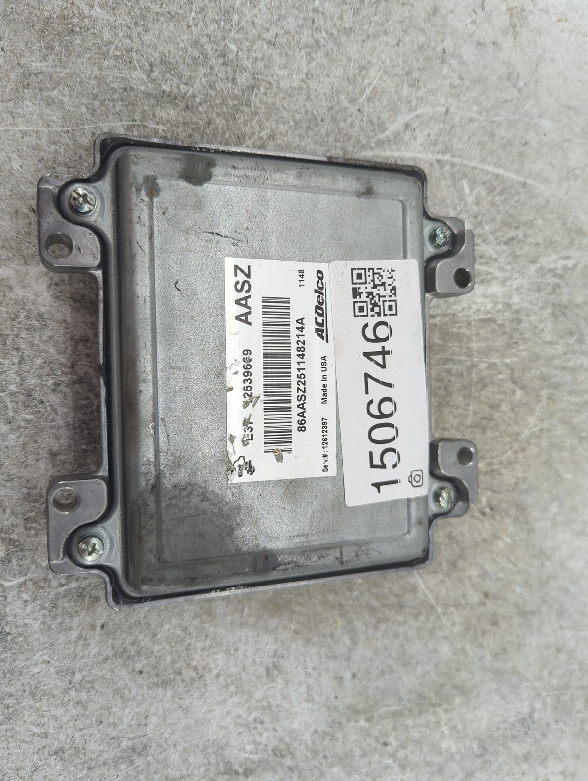 2010-2011 Chevrolet Impala PCM Engine Control Computer ECU ECM PCU OEM P/N:12639669 86AASZ25114B214A OEM Used Auto Parts - O