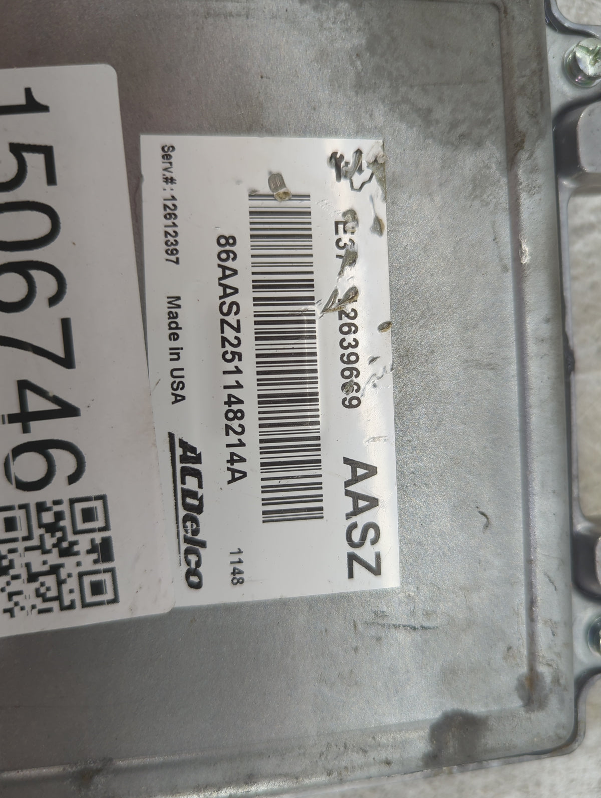 2010-2011 Chevrolet Impala PCM Engine Control Computer ECU ECM PCU OEM P/N:12639669 86AASZ25114B214A OEM Used Auto Parts - O