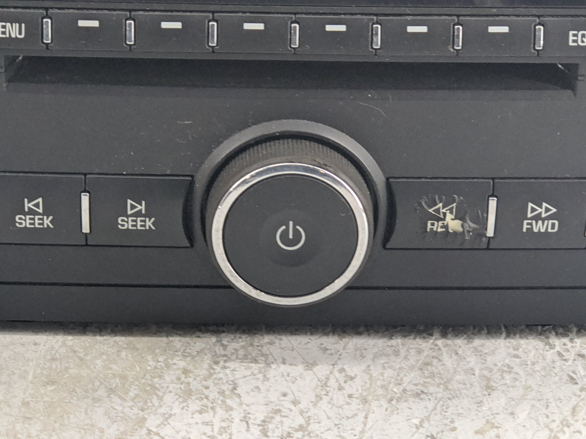 2011-2012 Chevrolet Impala Radio AM FM Cd Player Receiver Replacement P/N:20955156 123000-2970A101 Fits Fits 2011 2012 OEM U