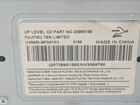 2011-2012 Chevrolet Impala Radio AM FM Cd Player Receiver Replacement P/N:20955156 123000-2970A101 Fits Fits 2011 2012 OEM U