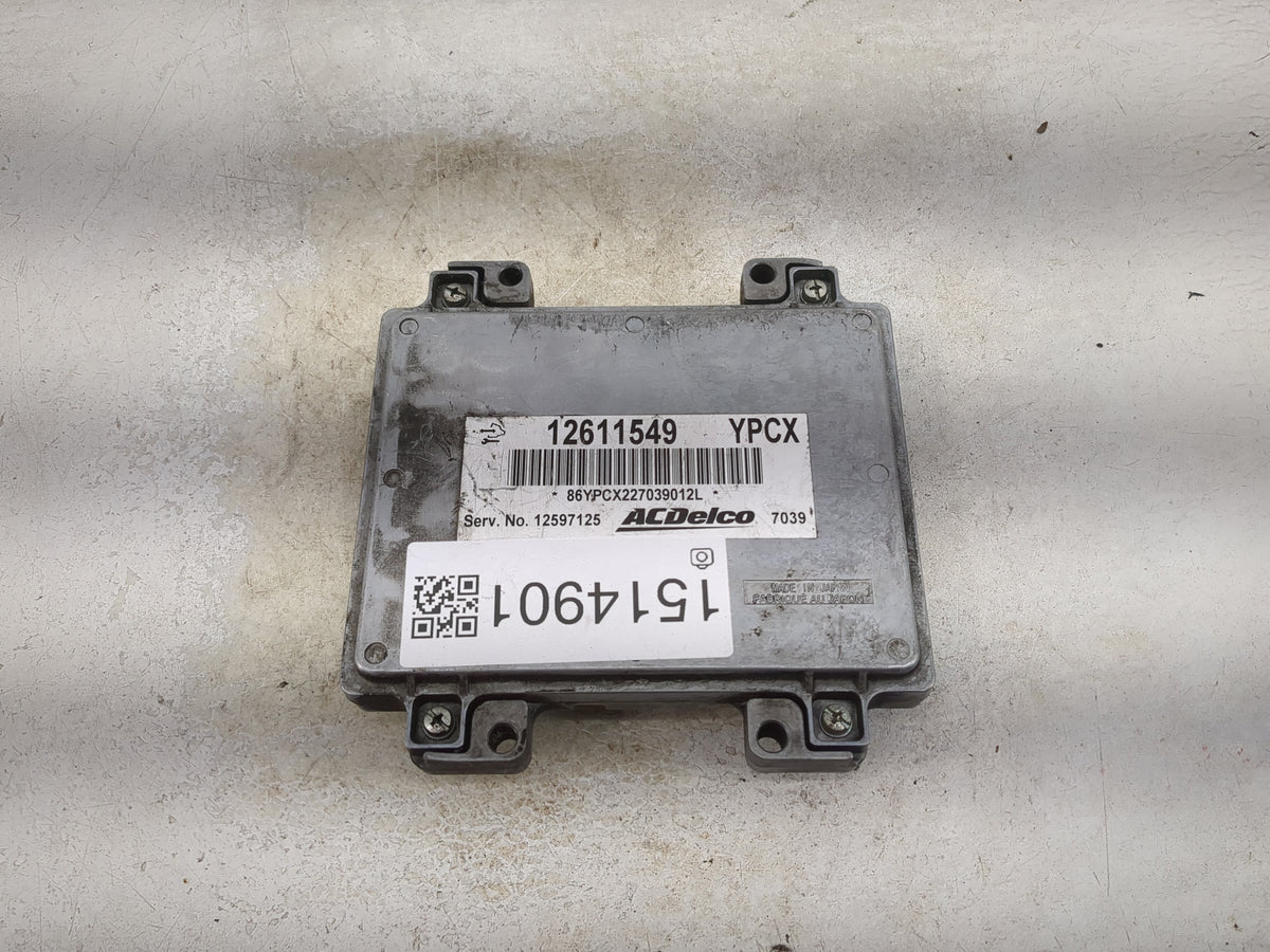 2010-2011 Chevrolet Impala PCM Engine Control Computer ECU ECM PCU OEM P/N:12611549 12597125 Fits 2007 2008 2009 2010 2011 2