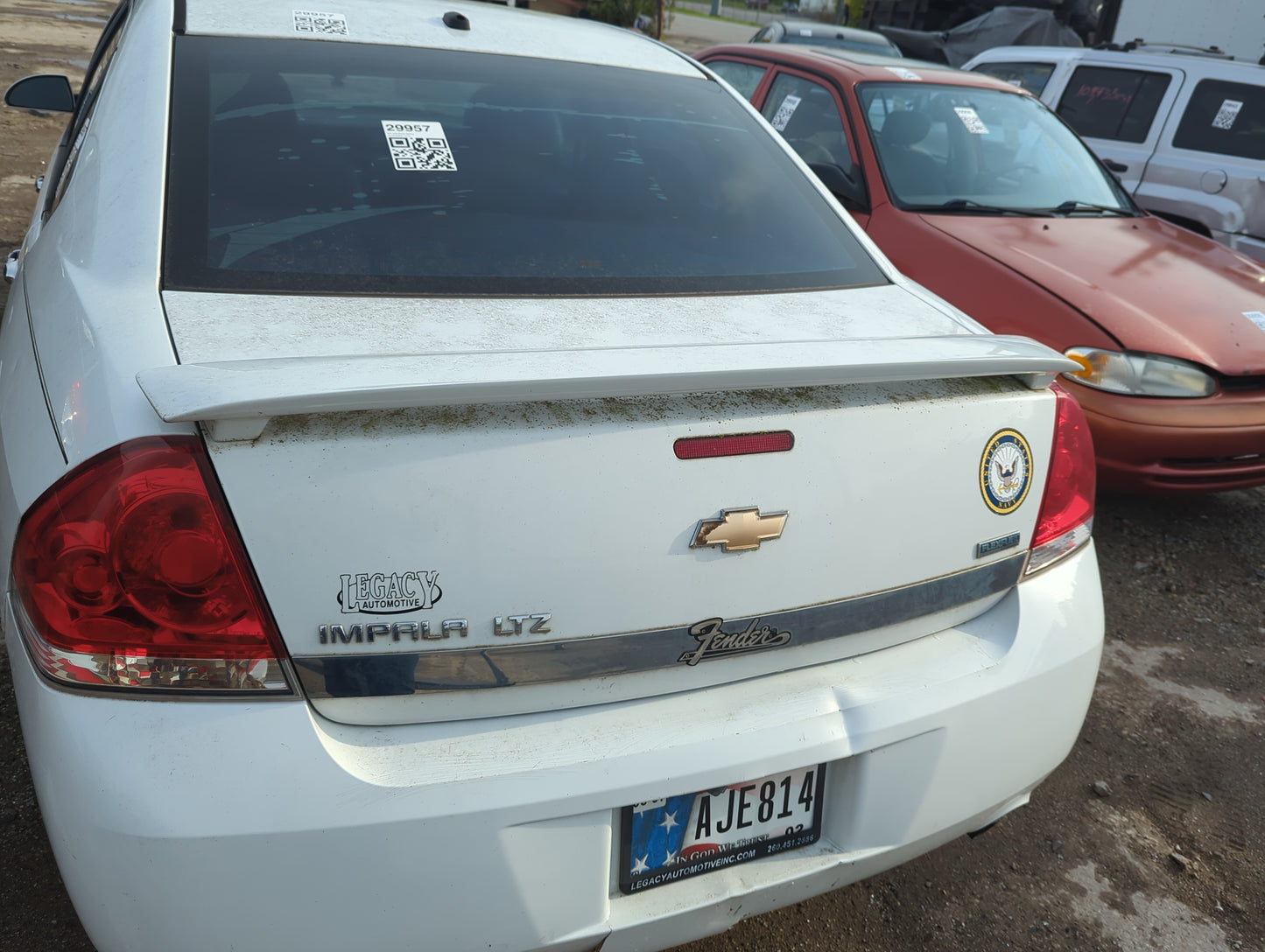 2007-2016 Chevrolet Impala Trunk/decklid/hatch/tailgate Oem 5013914 - Oemusedautoparts1.com