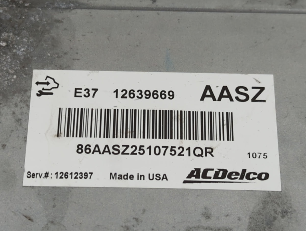 2010-2011 Chevrolet Impala PCM Engine Control Computer ECU ECM PCU OEM P/N:12639669 12612397 Fits OEM Used Auto Parts - Oemu