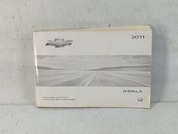 2011 Chevrolet Impala Owners Manual Book Guide P/N:20782813 B OEM Used Auto Parts - Oemusedautoparts1.com