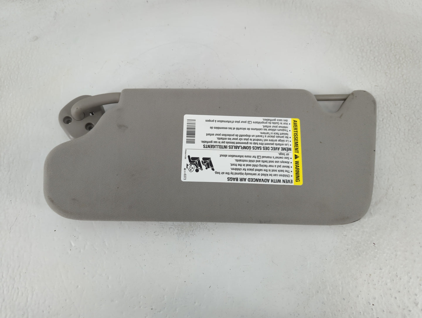 2006-2016 Chevrolet Impala Sun Visor Shade Replacement Passenger Right Mirror Fits OEM Used Auto Parts - Oemusedautoparts1.c