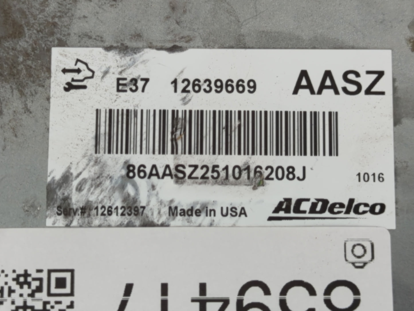 2010-2011 Chevrolet Impala PCM Engine Control Computer ECU ECM PCU OEM P/N:12639669 Fits Fits 2007 2008 2009 2010 2011 2012 