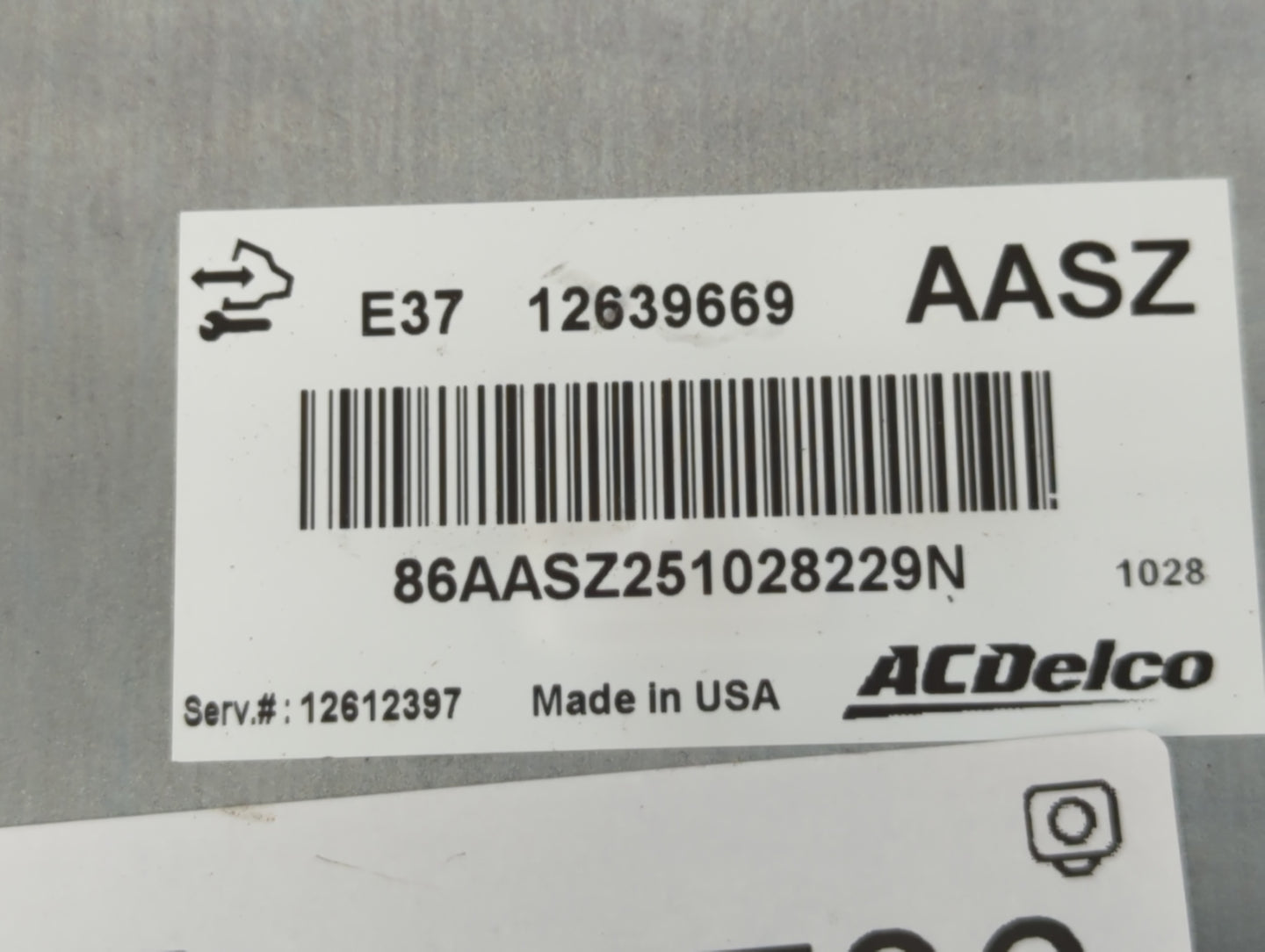 2010-2011 Chevrolet Impala PCM Engine Control Computer ECU ECM PCU OEM P/N:12639669 Fits Fits 2007 2008 2009 2010 2011 2012 
