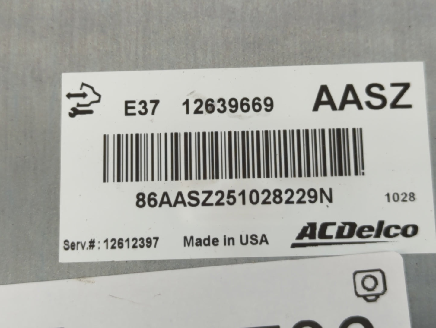2010-2011 Chevrolet Impala PCM Engine Control Computer ECU ECM PCU OEM P/N:12639669 Fits Fits 2007 2008 2009 2010 2011 2012 