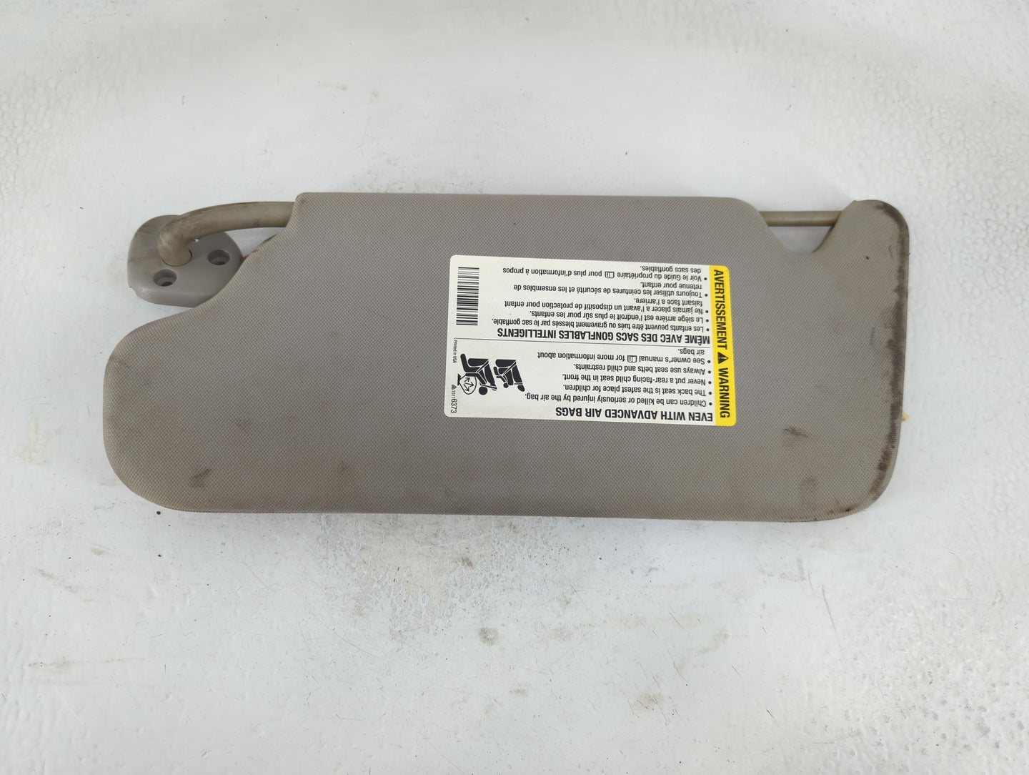 2006-2016 Chevrolet Impala Sun Visor Shade Replacement Passenger Right Mirror Fits OEM Used Auto Parts - Oemusedautoparts1.c