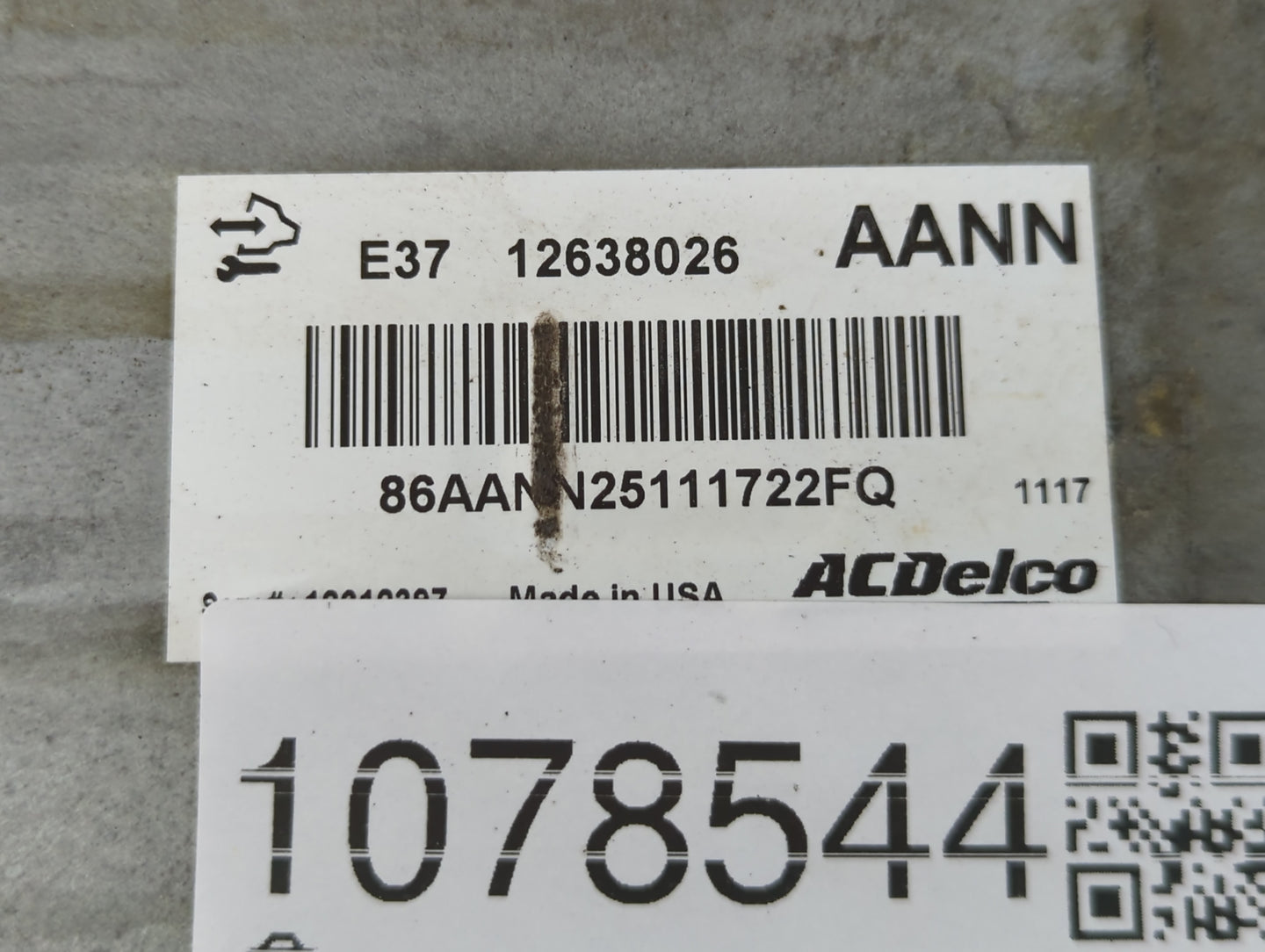 2007-2012 Chevrolet Malibu PCM Engine Control Computer ECU ECM PCU OEM P/N:12638026 Fits Fits 2007 2008 2009 2010 2011 2012 