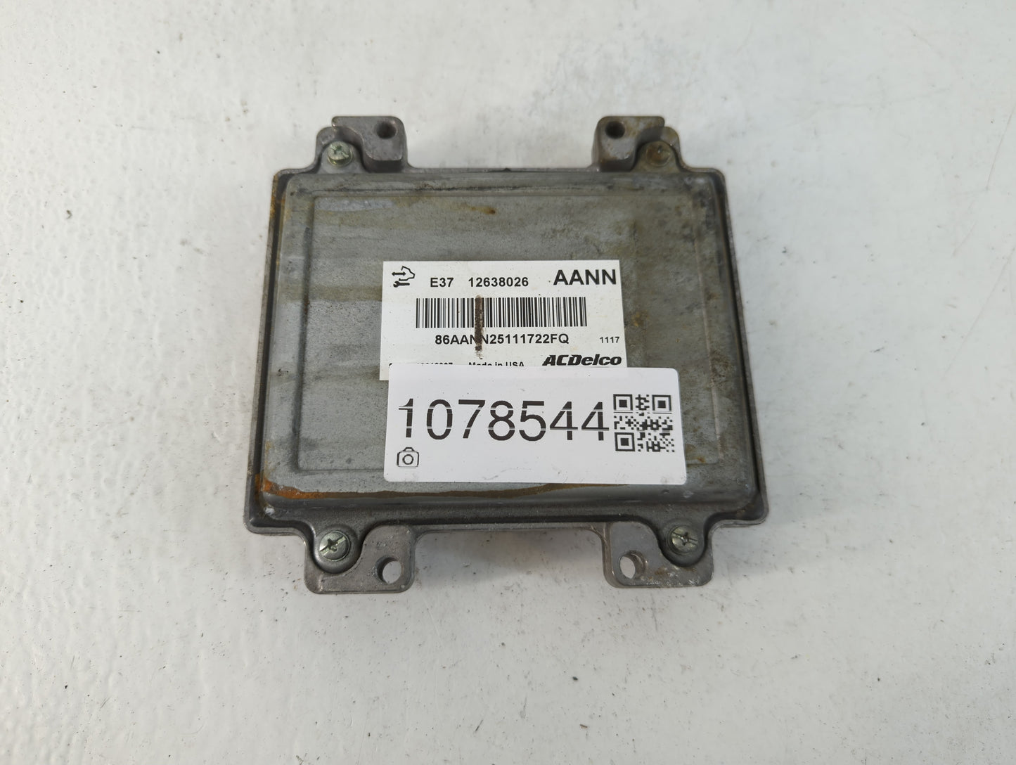 2007-2012 Chevrolet Malibu PCM Engine Control Computer ECU ECM PCU OEM P/N:12638026 Fits Fits 2007 2008 2009 2010 2011 2012 