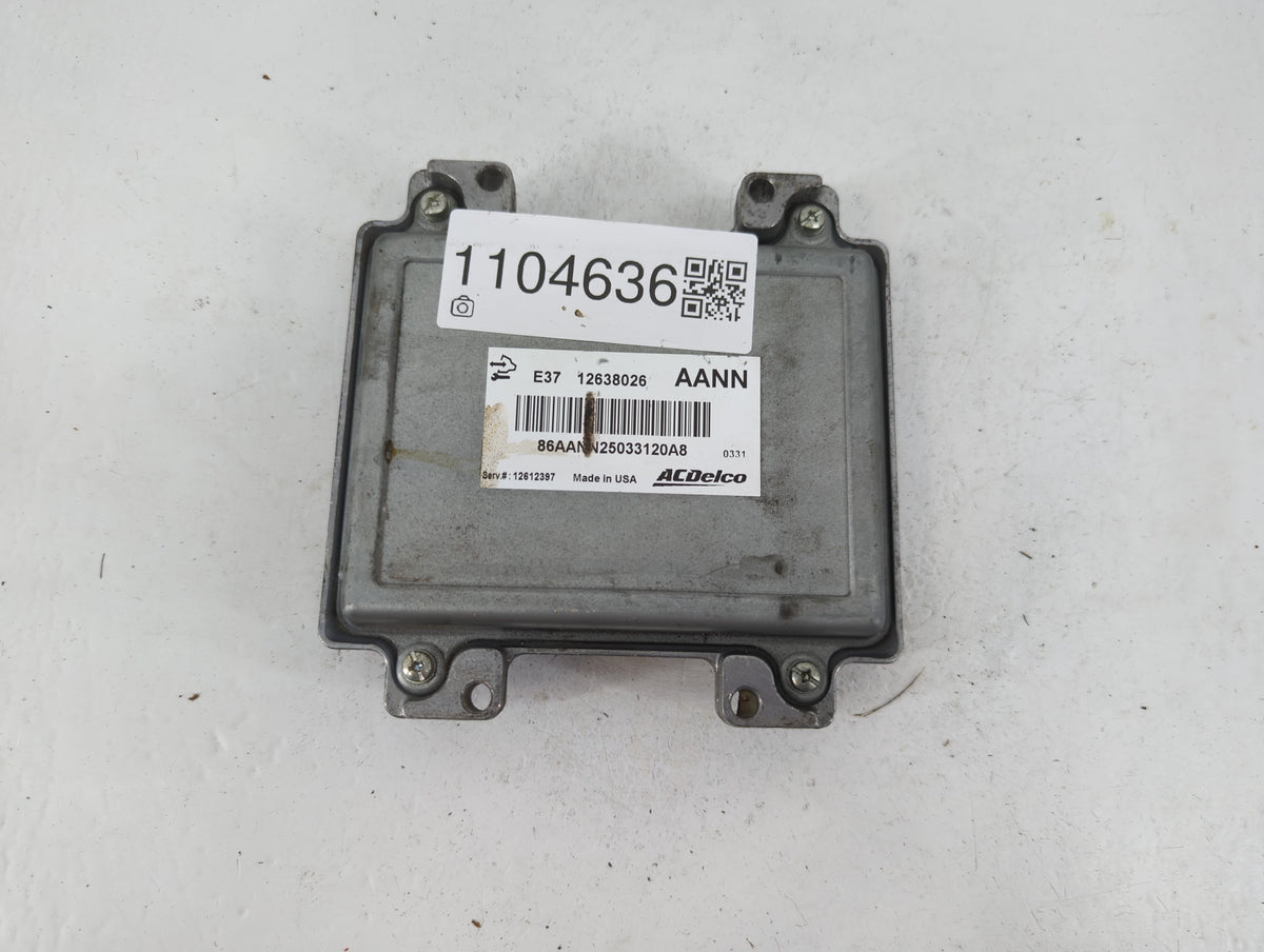 2007-2012 Chevrolet Malibu PCM Engine Control Computer ECU ECM PCU OEM P/N:12638026 Fits 2007 2008 2009 2010 2011 2012 OEM U