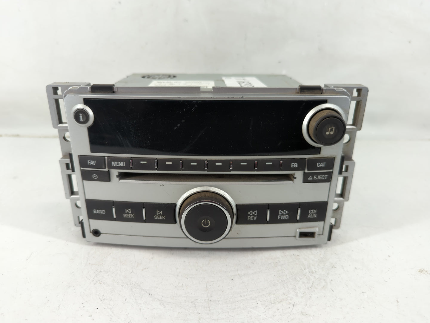 2009-2012 Chevrolet Malibu Radio AM FM Cd Player Receiver Replacement P/N:20940843 Fits Fits 2009 2010 2011 2012 OEM Used Au