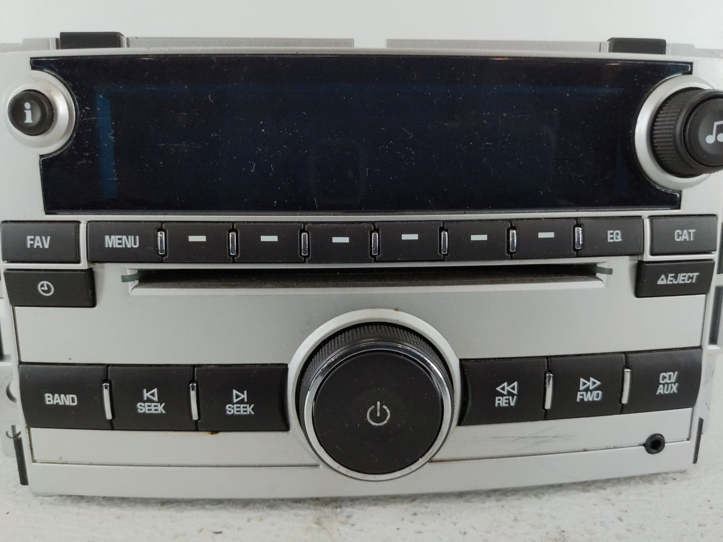 2009-2012 Chevrolet Malibu Radio AM FM Cd Player Receiver Replacement P/N:20919616 Fits Fits 2009 2010 2011 2012 OEM Used Au