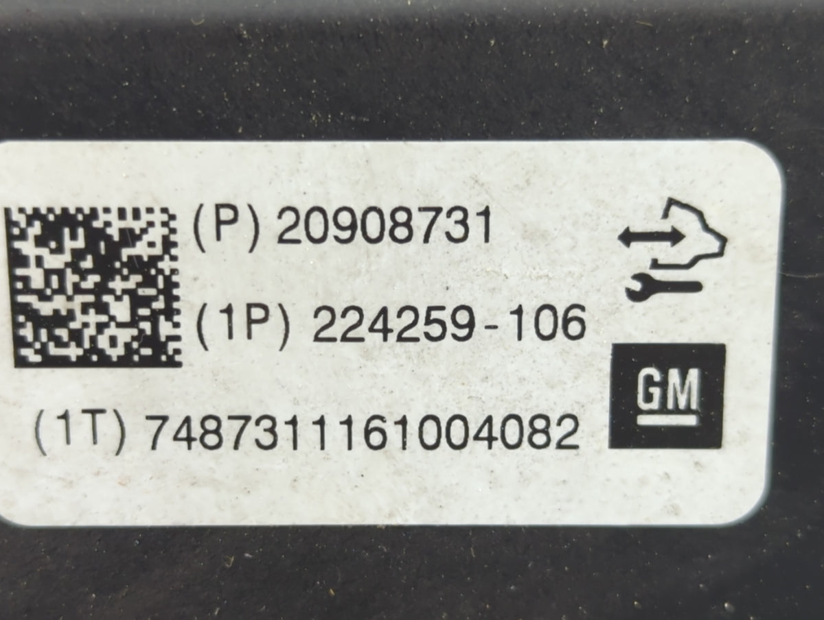 2011 Chevrolet Malibu Anti-Lock Brake ABS Pump Module Actuator OEM P/N:20908731 224259-106 Fits OEM Used Auto Parts - Oemuse