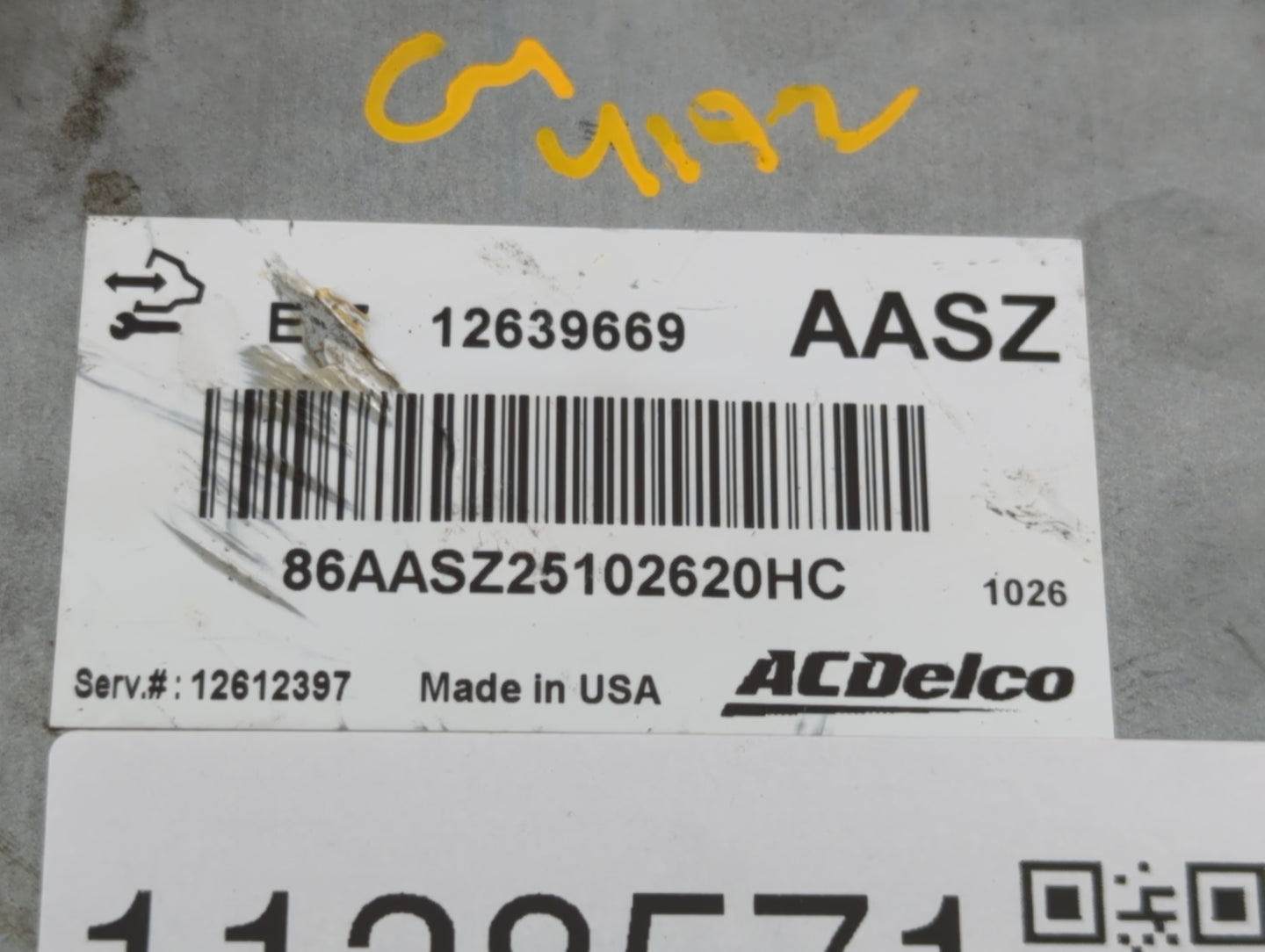 2007-2012 Chevrolet Malibu PCM Engine Control Computer ECU ECM PCU OEM P/N:12639669 Fits Fits 2007 2008 2009 2010 2011 2012 