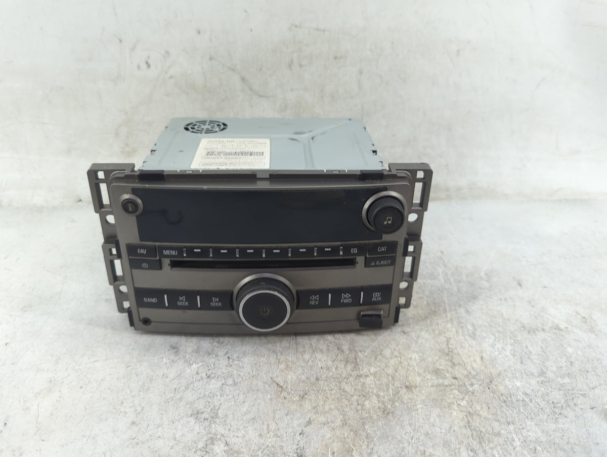 2009-2012 Chevrolet Malibu Radio AM FM Cd Player Receiver Replacement P/N:20940342 Fits Fits 2009 2010 2011 2012 OEM Used Au