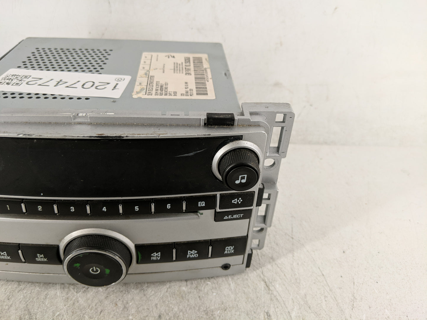 2009-2012 Chevrolet Malibu Radio AM FM Cd Player Receiver Replacement P/N:25833636 Fits Fits 2009 2010 2011 2012 OEM Used Au