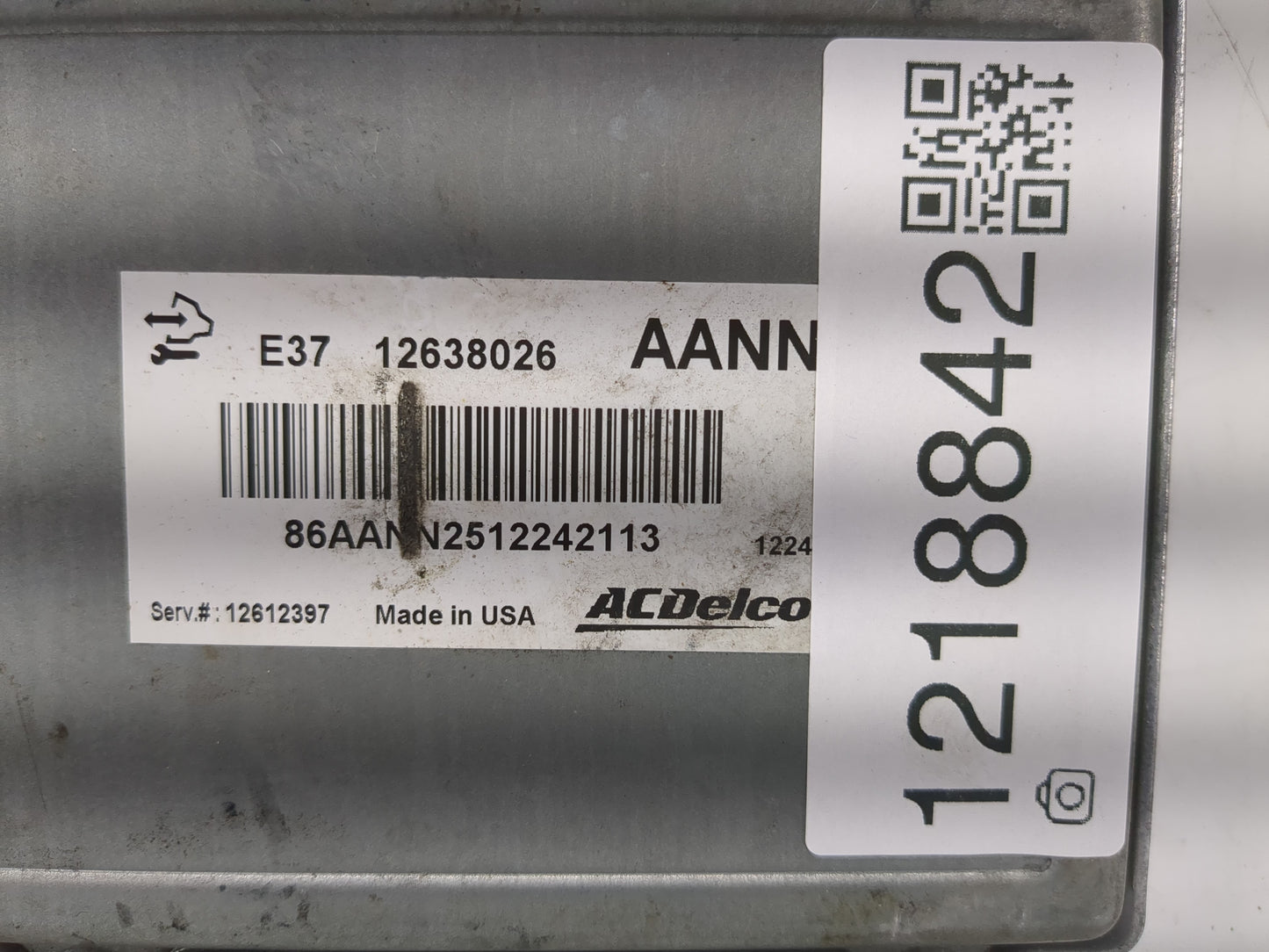 2007-2012 Chevrolet Malibu PCM Engine Control Computer ECU ECM PCU OEM P/N:12638026 Fits Fits 2007 2008 2009 2010 2011 2012 