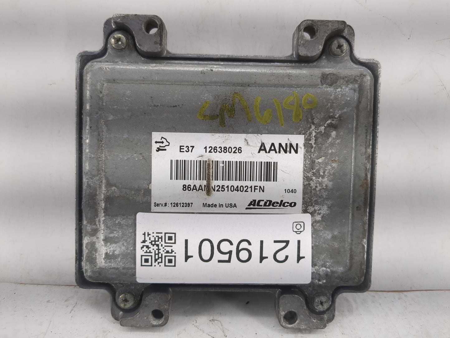 2007-2012 Chevrolet Malibu PCM Engine Control Computer ECU ECM PCU OEM P/N:12638026 Fits Fits 2007 2008 2009 2010 2011 2012 