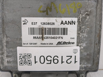 2007-2012 Chevrolet Malibu PCM Engine Control Computer ECU ECM PCU OEM P/N:12638026 Fits Fits 2007 2008 2009 2010 2011 2012 OEM Used Auto Parts