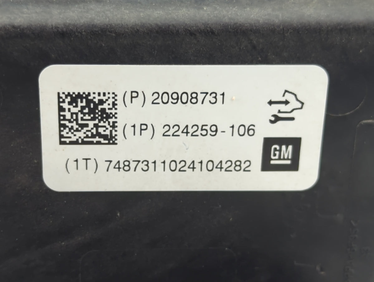 2011 Chevrolet Malibu Anti-Lock Brake ABS Pump Module Actuator OEM P/N:20908731 224259-106 Fits OEM Used Auto Parts - Oemuse