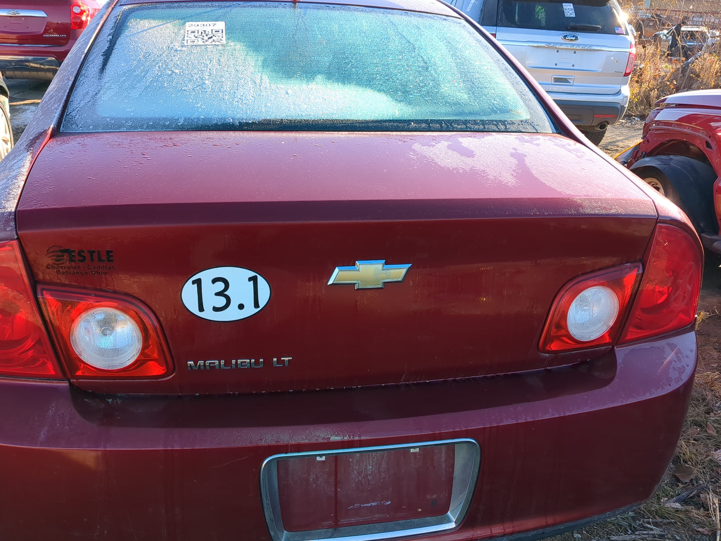 2008-2012 Chevrolet Malibu Trunk/decklid/hatch/tailgate Oem - Oemusedautoparts1.com