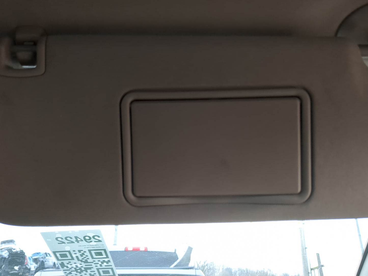 2004-2012 Chevrolet Malibu Sun Visor Shade Replacement Passenger Right Mirror Fits Fits 2004 2005 2008 2009 2010 2011 2012 O